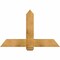 Ekena Millwork Eugene Rough Sawn Timber Gable Bracket, Western Red Cedar, 48"W x 30"H x 6"D x 6"F, 15/12 Pitch GBW048X30X0606EUG00RWR - alternate 1